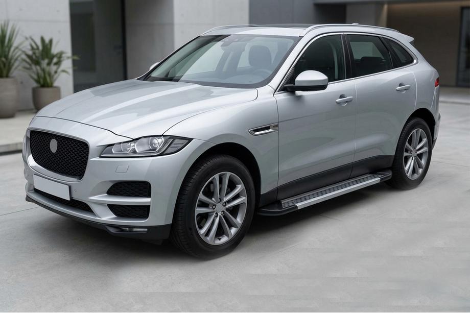 Jaguar F-PACE 2016- Estribos Laterales Vision New Grey (2 uds., Aluminio) Image