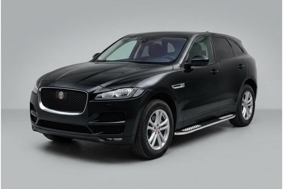 Jaguar F-PACE 2016- Estribos Laterales Tayga V2 (2 uds., Aluminio) Image