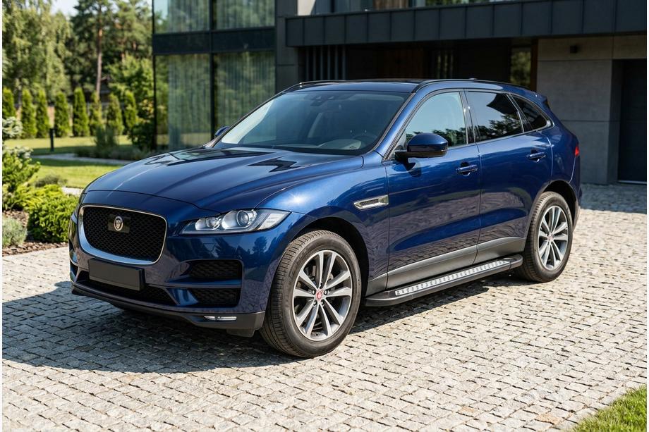 Jaguar F-PACE 2016- Estribos Laterales Vision New Black (2 uds., Aluminio) Image