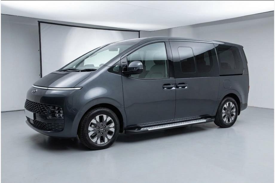 Hyundai Staria 2021- Estribos laterales Allmond Grey (2 uds., aluminio) Image