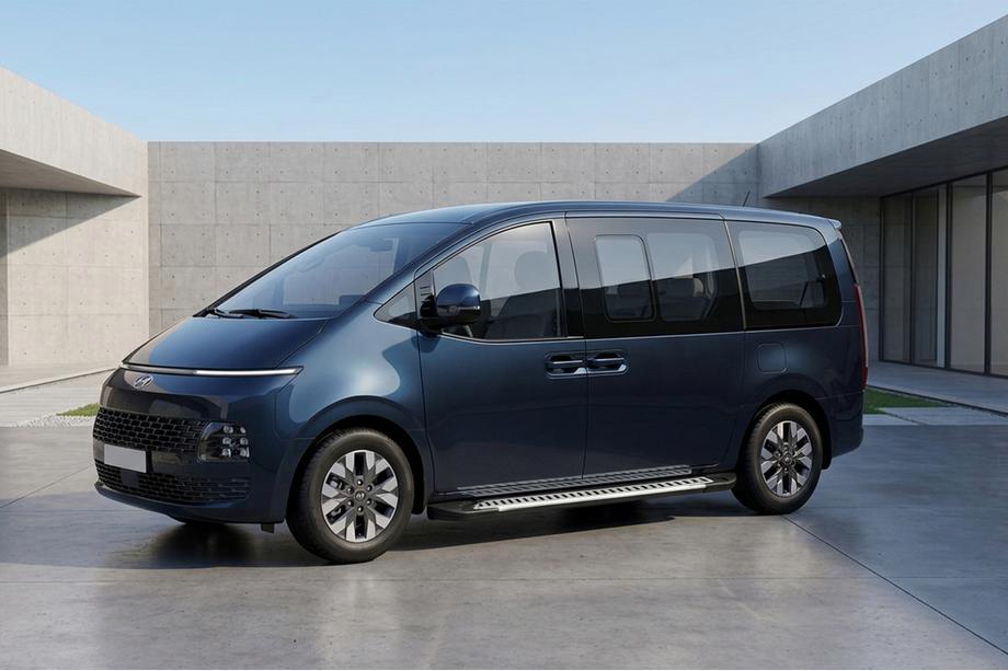 Hyundai Staria 2021- Estribos Laterales Line (2 uds., Aluminio) Image