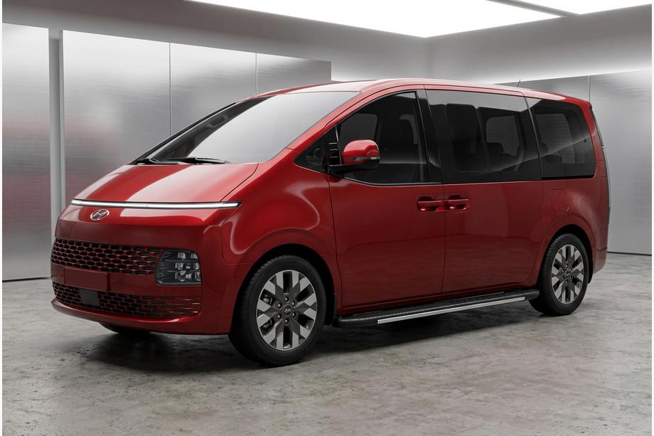 Hyundai Staria 2021- Estribos laterales Bosphorus Grey (2 uds., aluminio) Image