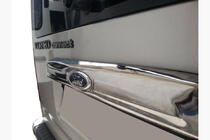 Ford Transit 2000–2014 Moldura cromada sobre la matrícula (acero inoxidable) foto 1