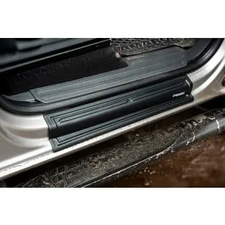Cubiertas de umbral de puerta EuroCap (4 uds, ABS) Volkswagen Amarok 2010-2022 foto 1
