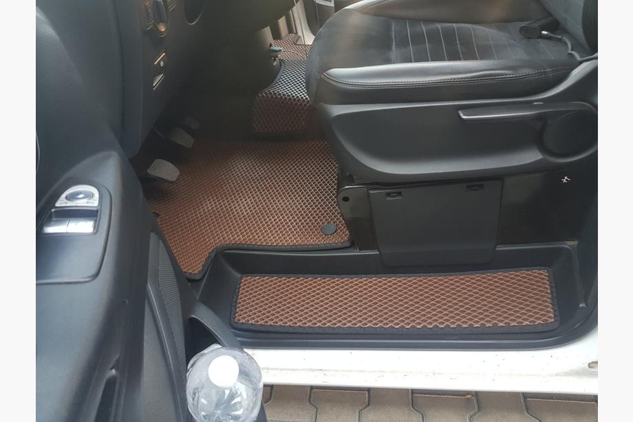 Mercedes Vito/V-class W447 2014- Alfombrillas para umbral (3 uds, EVA, ladrillo) Foto 1