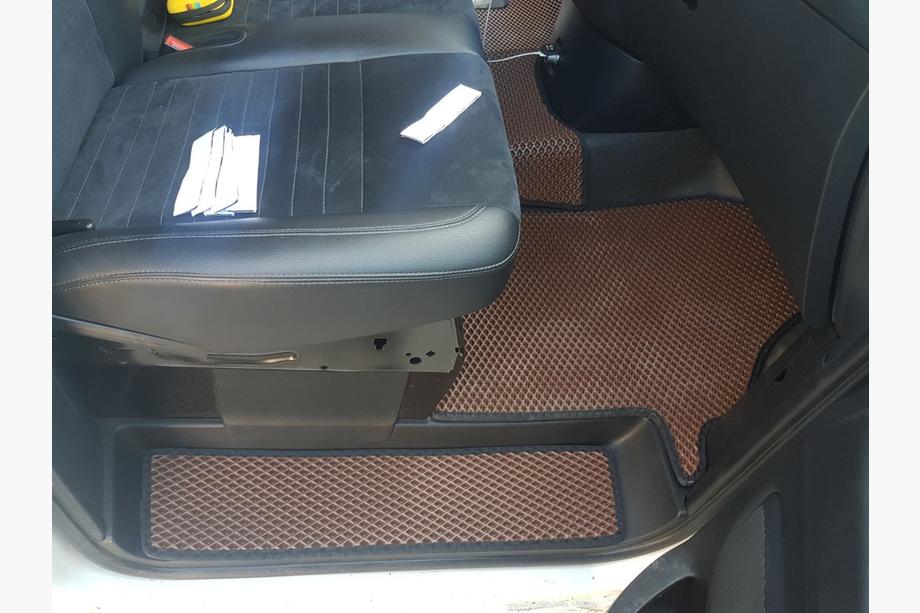 Mercedes Vito/V-class W447 2014- Alfombrillas para umbral (3 uds, EVA, ladrillo) Foto 2