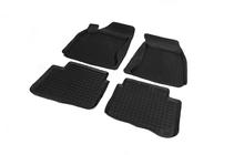 Volkswagen Passat B5 1997-2005 Alfombrillas de goma con borde (4 uds, Polytep) foto 2