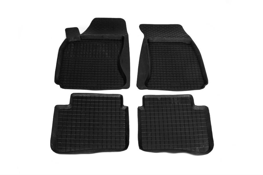 Volkswagen Passat B5 1997-2005 Alfombrillas de goma con borde (4 uds, Polytep) Image