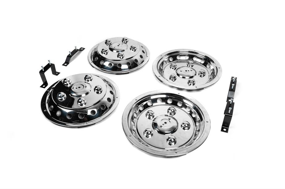 Mercedes Sprinter W901/902/903/904/905 1995–2006 Tapacubos de acero inoxidable Exclusive V2 R15 (2 piezas) Foto 5