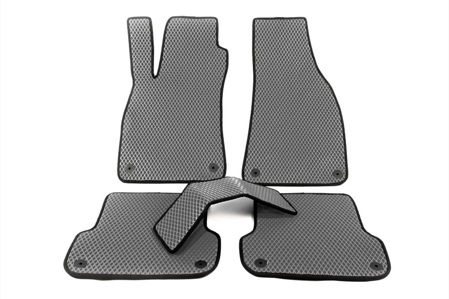 Audi A4 B6 2000-2004 Alfombrillas EVA (Gris) Image