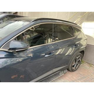 Molduras inferiores de ventana acero inoxidable (6 uds) Hyundai Tucson NX4 2021- foto 4