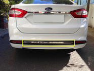 Ford Mondeo 2014-2022 Moldura trasera de parachoques acero inoxidable foto 1