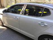Kia Optima 2010-2016 Molduras de Acero Inoxidable para Pilares de Puerta (6 uds) foto 1
