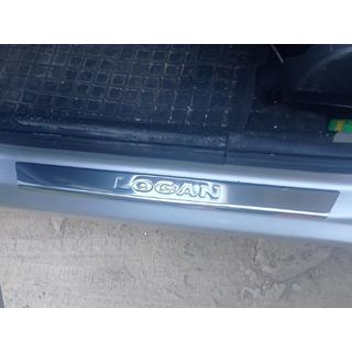 Protector de umbral Carmos V2 (4 uds, acero inoxidable) Dacia Logan MCV 2013-2020 foto 2