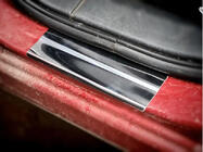 Nissan Qashqai 2014-2021 Protector de umbral de puerta en acero inoxidable (Carmos V2, 4 uds) foto 3