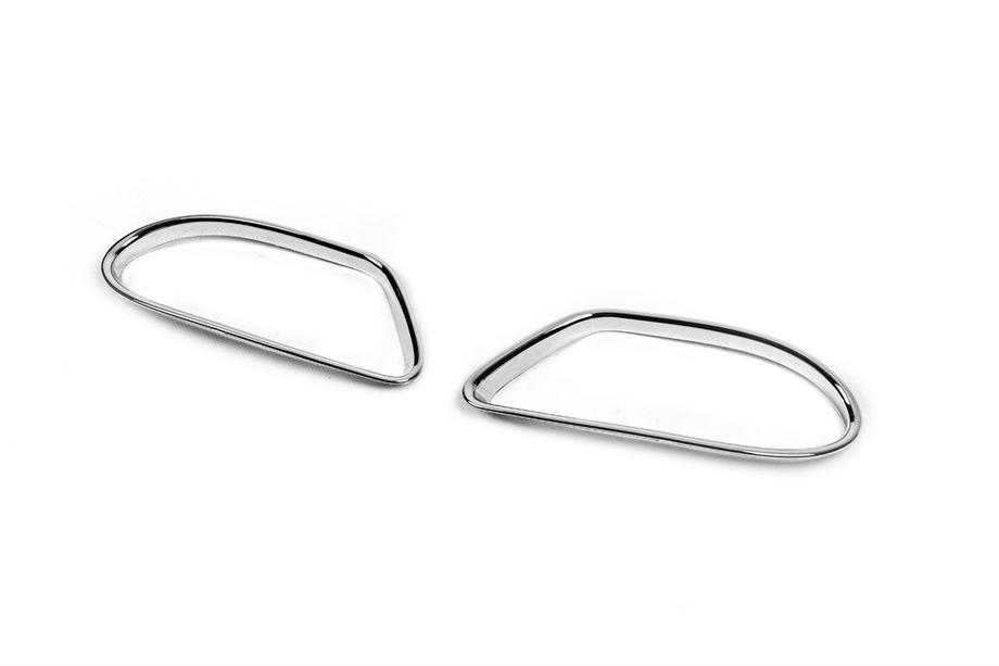 Mercedes ML W163 1997-2005 Cubiertas cromadas para faros antiniebla (2 uds, plastico) Foto 2