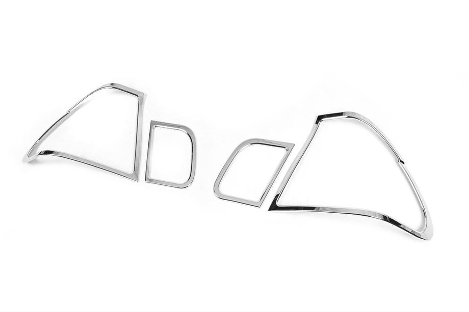 BMW 3 Series E46 1998-2006 Cubiertas cromadas para luces traseras (2 uds) Image