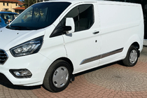 Ford Custom 2013-2022 Molduras de puerta Carmos (5 uds, acero inoxidable) foto 1