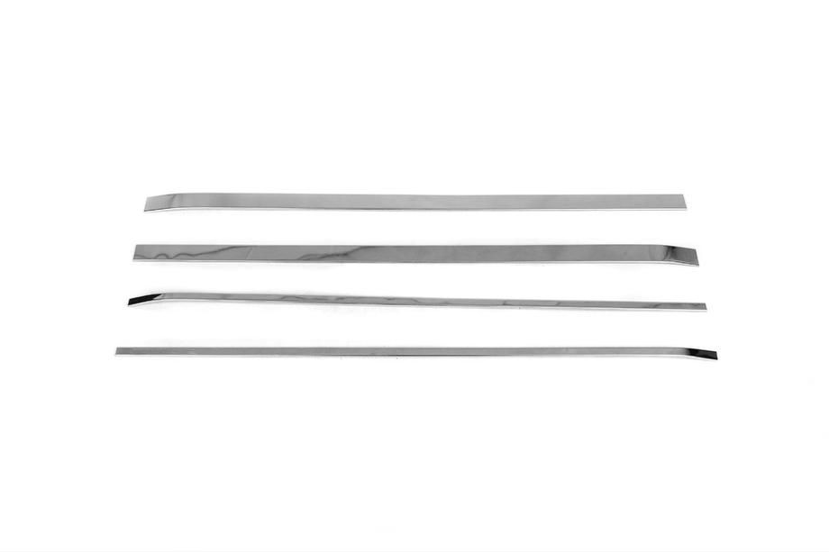 Citroen Berlingo 2008-2018 Molduras de acero inoxidable para puertas correderas (4 uds.) Foto 4