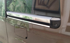 Peugeot Partner Tepee 2008-2018 Molduras de acero inoxidable para puertas correderas (4 uds.) Carmos - Acero Inoxidable Turco foto 1