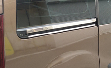 Peugeot Partner Tepee 2008-2018 Molduras de acero inoxidable para puertas correderas (4 uds.) Carmos - Acero Inoxidable Turco foto 2