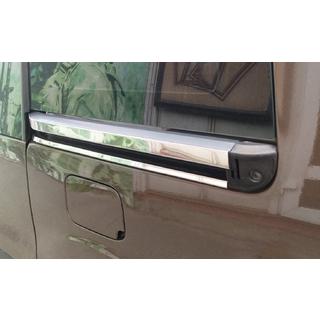 Molduras de acero inoxidable para puertas correderas (4 uds.) Peugeot Partner Tepee 2008-2018 foto 1