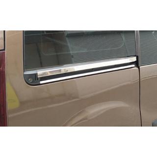 Molduras de acero inoxidable para puertas correderas (4 uds.) Peugeot Partner Tepee 2008-2018 foto 2
