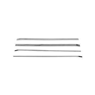 Molduras de acero inoxidable para puertas correderas (4 uds.) Peugeot Partner Tepee 2008-2018 foto 3