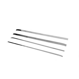 Molduras de acero inoxidable para puertas correderas (4 uds.) Peugeot Partner Tepee 2008-2018 foto 4