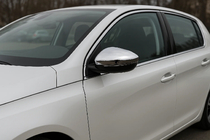 Peugeot 308 2014-2021 Cubiertas de Espejos (2 uds, Acero Inoxidable) foto 1