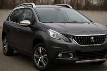 Peugeot 2008 2013-2019 Cubiertas de Espejos 2016-2019 (2 uds, Acero Inoxidable) foto 1