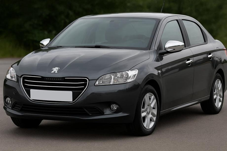 Peugeot 301 2012- Cubiertas de Espejos (2 uds, Acero Inoxidable) Image