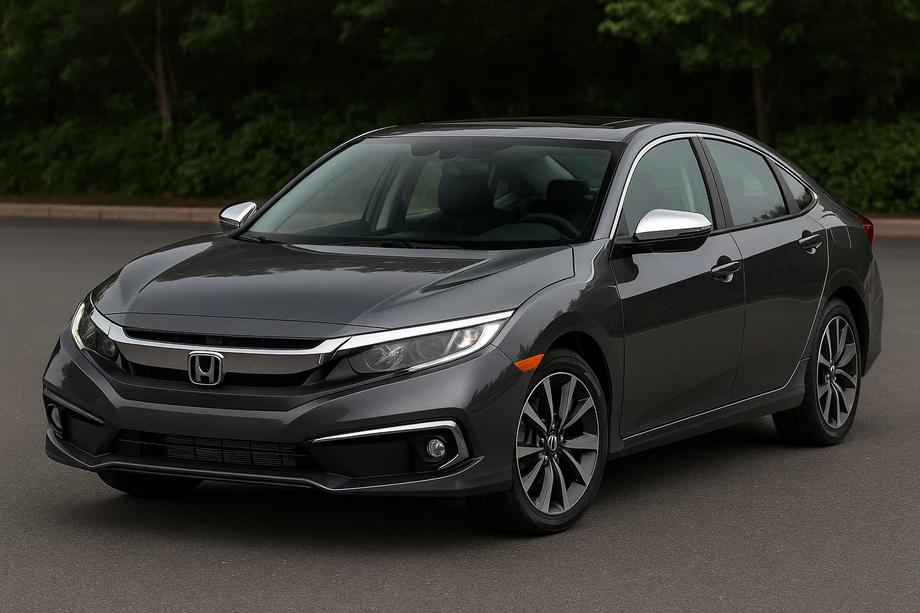Honda Civic Sedan 2021- Cubiertas de Espejos (2 uds, Acero Inoxidable) Foto 3