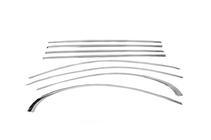 Mercedes C-class W206 2022- Juego completo de molduras de ventanas en acero inoxidable foto 2
