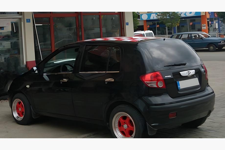 Hyundai Getz 2002- Molduras exteriores de ventanas acero inoxidable (6 piezas) Foto 4