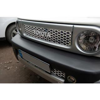 Cubiertas cromadas para parrilla (acero inoxidable) Toyota FJ Cruiser 2006-2022 foto 4
