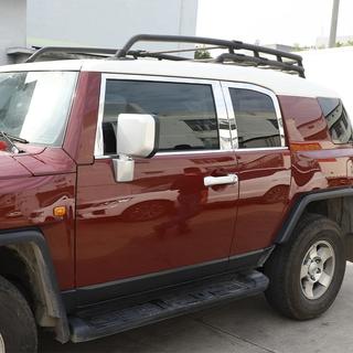 Juego de molduras para ventanas acero inoxidable 16 piezas Toyota FJ Cruiser 2006-2022 foto 2