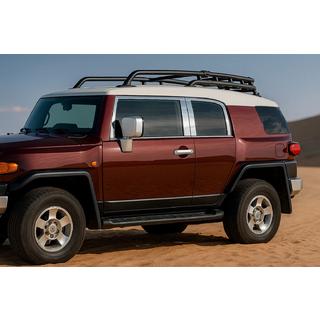 Juego de molduras para ventanas acero inoxidable 16 piezas Toyota FJ Cruiser 2006-2022 foto 1