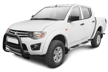 Mitsubishi L200 2006-2015 Estribos laterales B53T1930 (2 uds, acero inoxidable) foto 2