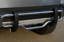 Toyota FJ Cruiser 2006-2022 Protector Trasero D098616 (Acero Inoxidable) foto 2