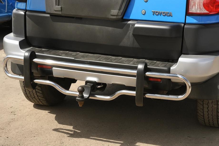 Toyota FJ Cruiser 2006-2022 Protector Trasero D098616 (Acero Inoxidable) Image