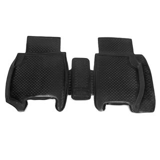 Alfombrillas de goma traseras para interior (2 uds, OEM) Honda Civic HB 2006-2012