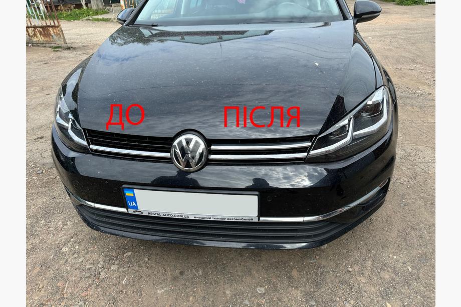 Volkswagen Golf 7/E-Golf 2012-2020 Cubiertas de parrilla 2017-2020 (acero inoxidable) Image