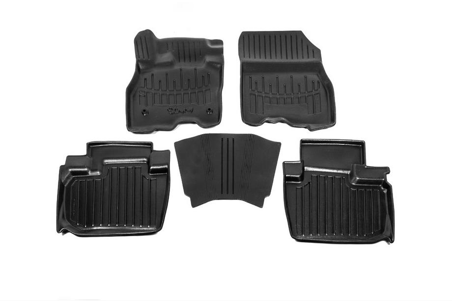 Nissan Leaf 2010-2017 Alfombrillas de goma Stingray 3D (5 uds, poliuretano) Image