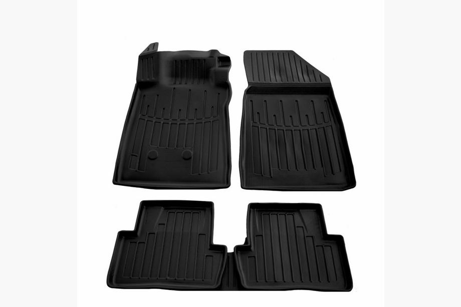 Renault Clio III 2005-2012 Alfombrillas de goma Stingray 3D (5 uds, poliuretano) Image