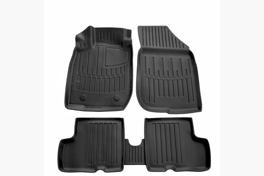 Renault Duster 2008–2017 Alfombrillas de Goma Stingray 3D (2WD) (5 uds, Poliuretano) Image