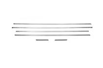 Honda Civic Sedan VIII 2006-2011 Molduras inferiores de ventana acero inoxidable (6 uds) foto 3