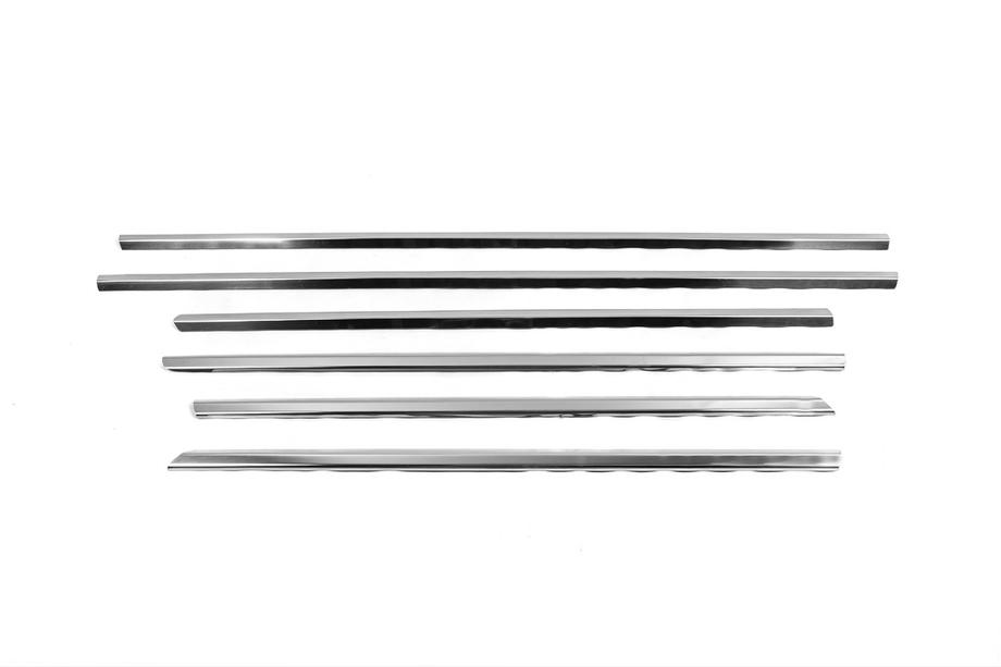 Mercedes E-class W211 2002-2009 Molduras de Ventanas Acero Inoxidable SW, Carmos - Acero inoxidable turco (6 uds) Foto 3