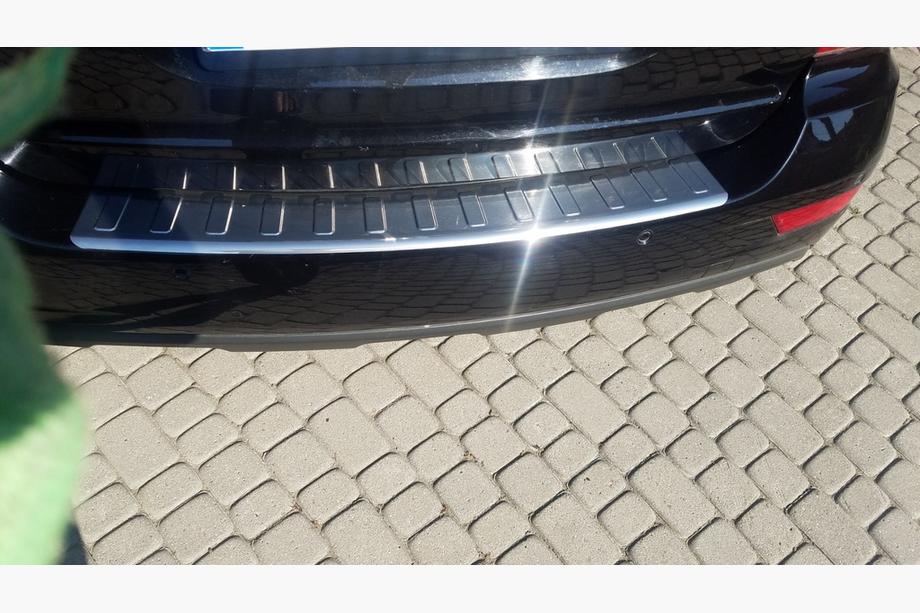 Mercedes ML W164 2005-2011 Protector de Parachoques Trasero OmsaLine Acero Inoxidable Mate Foto 2