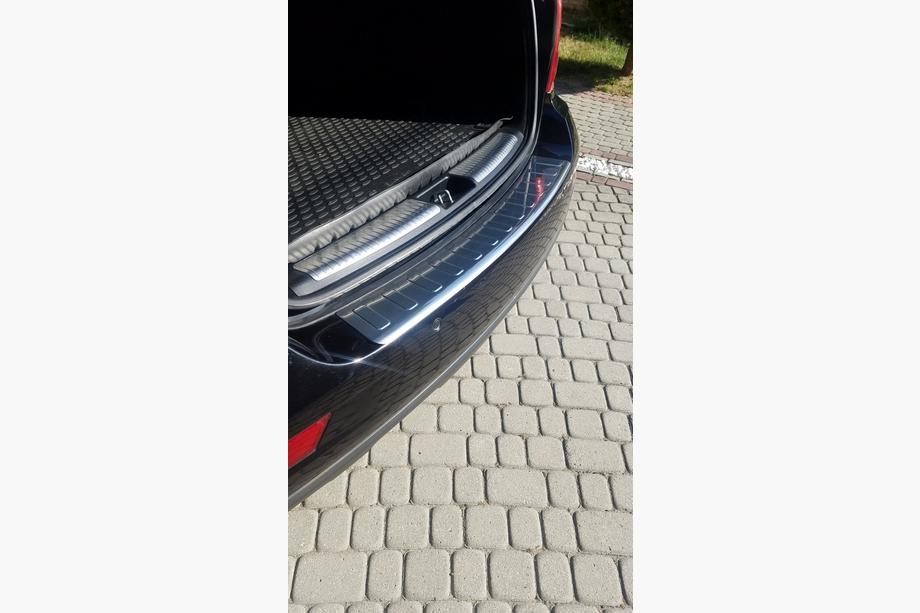Mercedes ML W164 2005-2011 Protector de Parachoques Trasero OmsaLine Acero Inoxidable Mate Foto 6